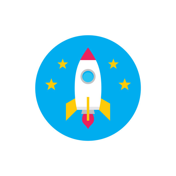 火箭星舰-概念彩色图标在平图片 火箭星舰-概念彩色图标在平图片下载