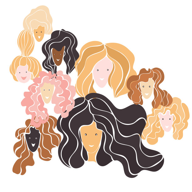 女性肖像素描图片 女性肖像素描图片下载