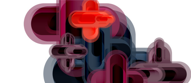 现代玻璃十字形抽象图片 现代玻璃十字形抽象图片下载