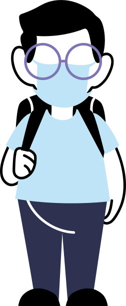 带着面具的男孩回到学校图片 带着面具的男孩回到学校图片下载