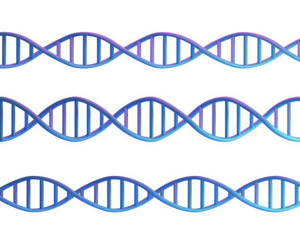 蓝色DNA分子结构分离在白色上。科技背景,3d渲染图片 蓝色DNA分子结构分离在白色上。科技背景,3d渲染图片下载