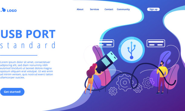 Usb连接概念登陆页面图片 Usb连接概念登陆页面图片下载
