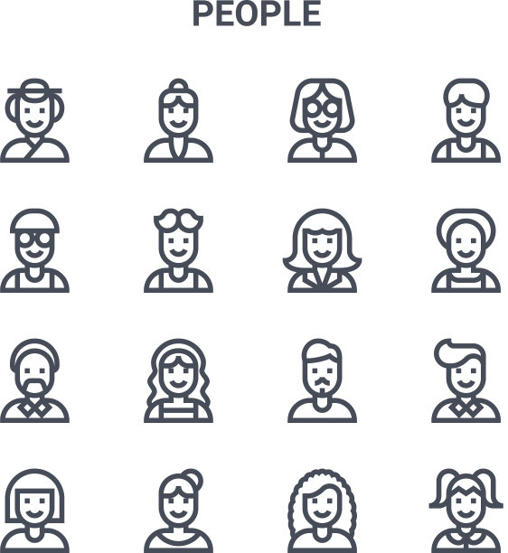 设置16人概念线图标64x64薄图片 设置16人概念线图标64x64薄图片下载