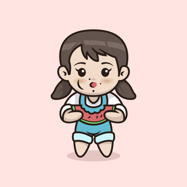 千姿百态的动漫女孩吉祥物和人物设计图片 千姿百态的动漫女孩吉祥物和人物设计图片下载