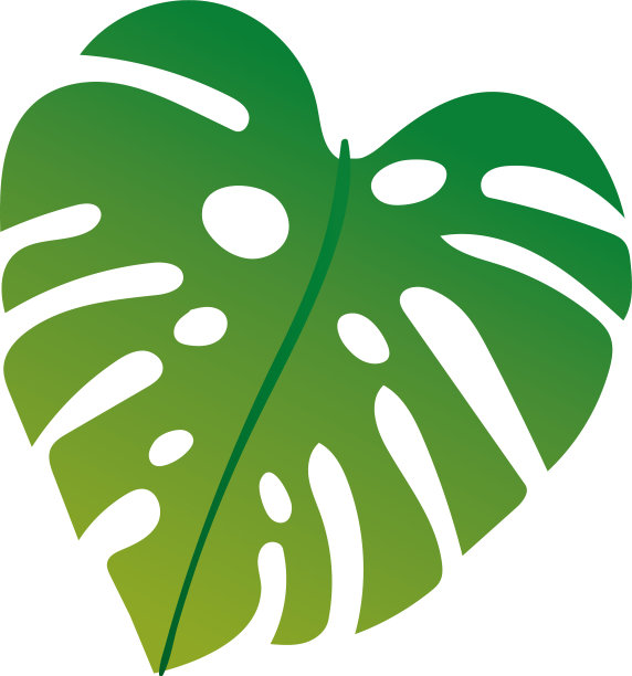 叶植物植物梯度风格图标图片 叶植物植物梯度风格图标图片下载