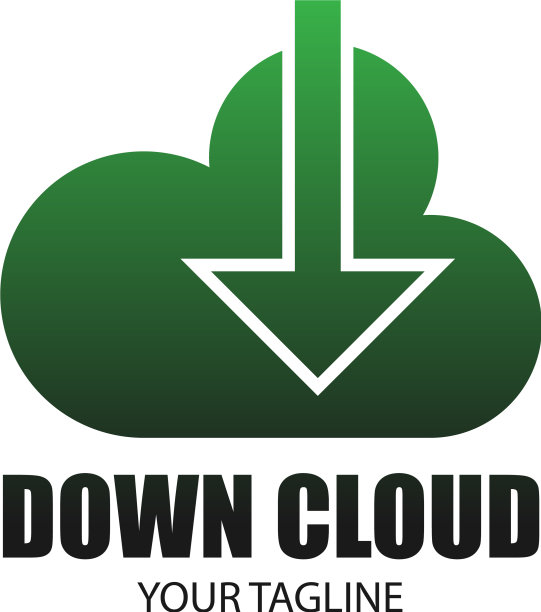 Down cloud icon logo设计理念图片 Down cloud icon logo设计理念图片下载