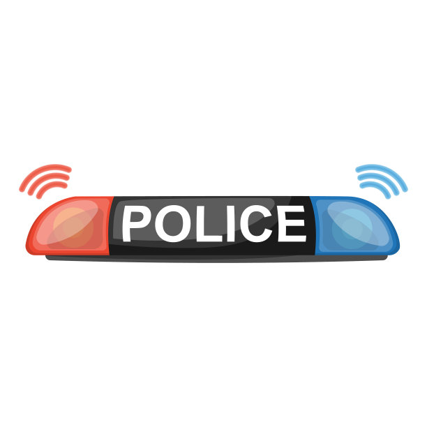卡通警笛车灯图片 卡通警笛车灯图片下载