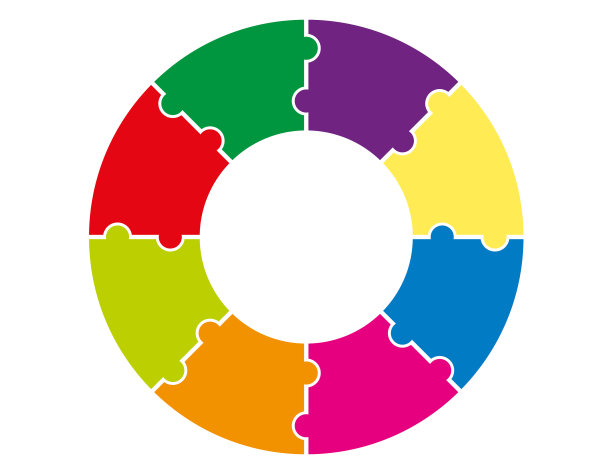 一个平面图像,一个圆形的拼图网站和图片 一个平面图像,一个圆形的拼图网站和图片下载