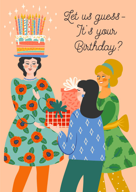 可爱的女士们,生日快乐图片 可爱的女士们,生日快乐图片下载