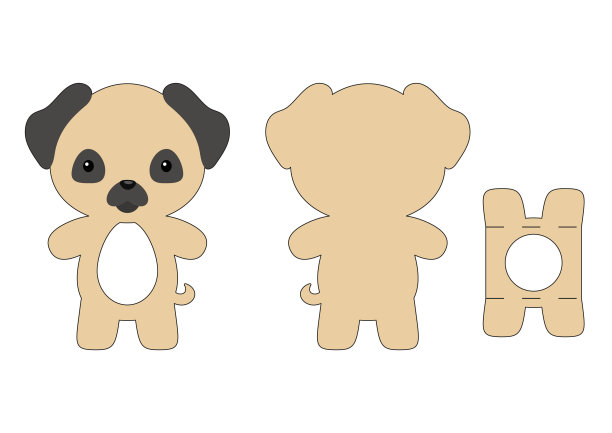 可爱的模切哈巴狗巧克力蛋持有人模板。复活节彩蛋的零售纸盒。可打印颜色方案。激光切割矢量模板。孤立矢量包装设计说明。图片 可爱的模切哈巴狗巧克力蛋持有人模板。复活节彩蛋的零售纸盒。可打印颜色方案。激光切割矢量模板。孤立矢量包装设计说明。图片下载