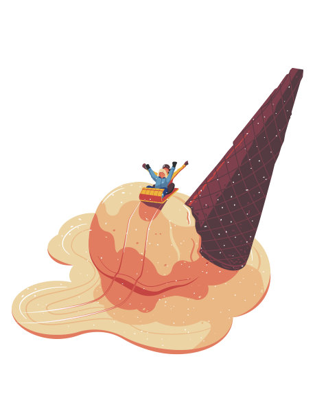 冬天和甜牙齿插图图片 冬天和甜牙齿插图图片下载