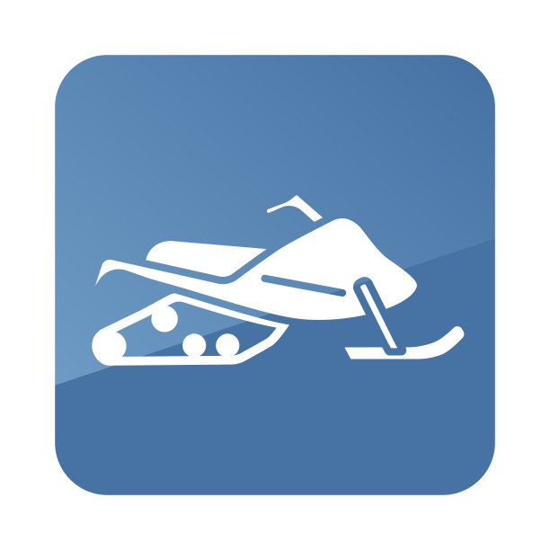 雪地车平面矢量图标设计孤立图片 雪地车平面矢量图标设计孤立图片下载