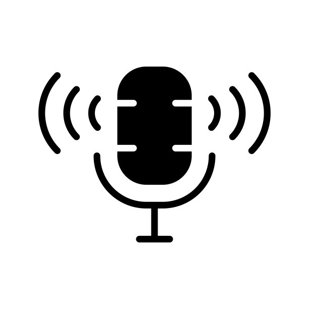 麦克风图标设计矢量模板插图图片 麦克风图标设计矢量模板插图图片下载