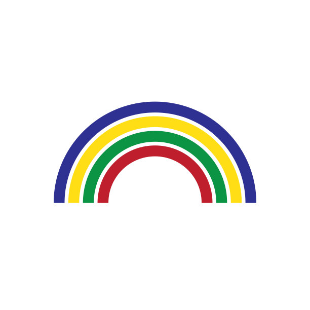 彩虹图标矢量设计模板插图图片 彩虹图标矢量设计模板插图图片下载