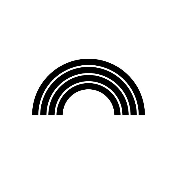 彩虹图标矢量设计模板插图图片 彩虹图标矢量设计模板插图图片下载
