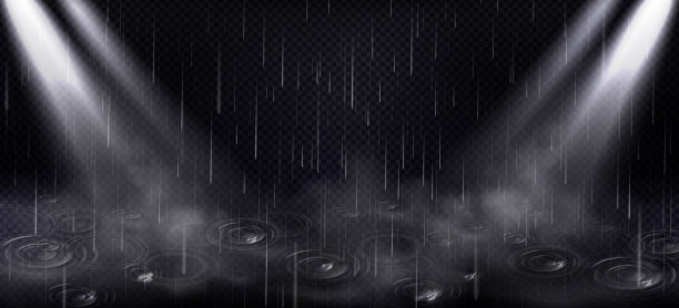 雨,水坑涟漪或聚光灯光束的背景图片 雨,水坑涟漪或聚光灯光束的背景图片下载