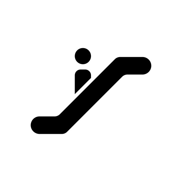 自动扶梯图标设计矢量模板图片 自动扶梯图标设计矢量模板图片下载