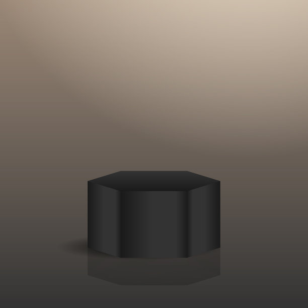 3d黑色几何裙房形状模板图片 3d黑色几何裙房形状模板图片下载