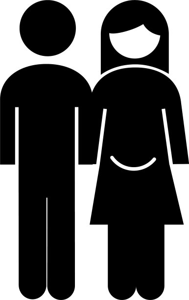 家庭父母夫妇怀孕人物剪影图片 家庭父母夫妇怀孕人物剪影图片下载