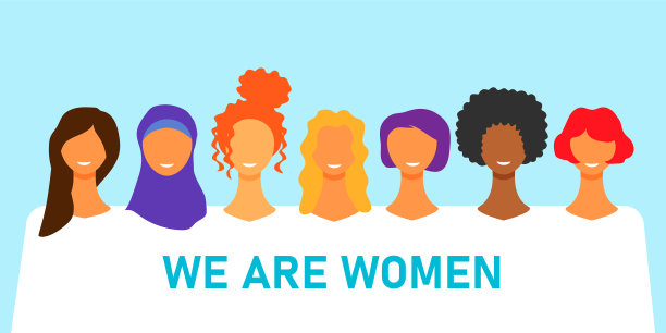 国际妇女日。不同民族、不同文化的女性肖像孤立于背景之中。妇女赋权运动的概念。矢量图图片 国际妇女日。不同民族、不同文化的女性肖像孤立于背景之中。妇女赋权运动的概念。矢量图图片下载