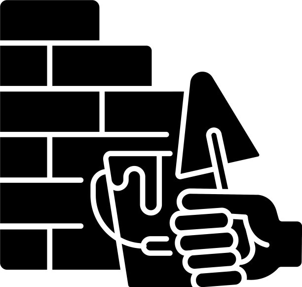 墙壁建筑黑色象形图标图片 墙壁建筑黑色象形图标图片下载