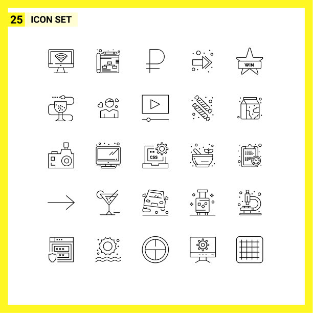 Line pack 25 universal symbols赢得徽章图片 Line pack 25 universal symbols赢得徽章图片下载