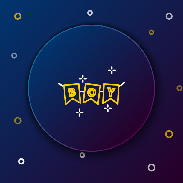 行狂欢节花环与旗帜图标孤立上图片 行狂欢节花环与旗帜图标孤立上图片下载