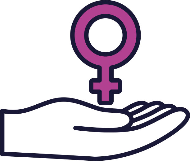 手牵着一个女性标志和图标线图片 手牵着一个女性标志和图标线图片下载