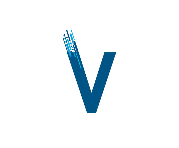 动态数字网络V字母图标设计。图片 动态数字网络V字母图标设计。图片下载