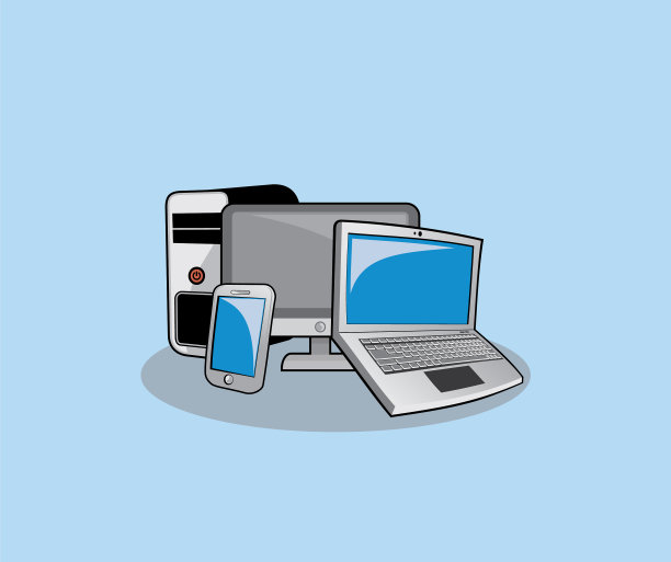 电脑和电话设备图片 电脑和电话设备图片下载