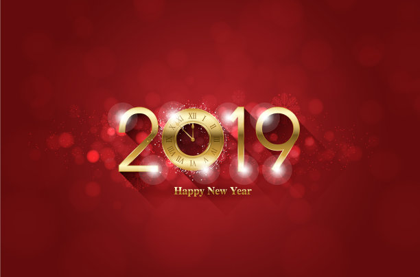 2019年新年快乐,金卡圣诞快乐图片 2019年新年快乐,金卡圣诞快乐图片下载