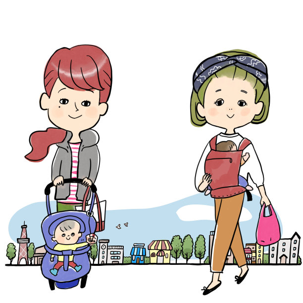 东京妈妈穿过城市的街道图片 东京妈妈穿过城市的街道图片下载