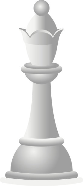白色象棋皇后图标卡通风格图片 白色象棋皇后图标卡通风格图片下载