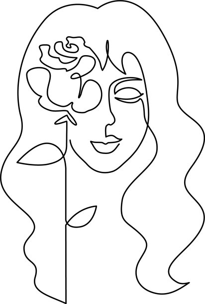 肖像美丽的女人在白色的背景图片 肖像美丽的女人在白色的背景图片下载