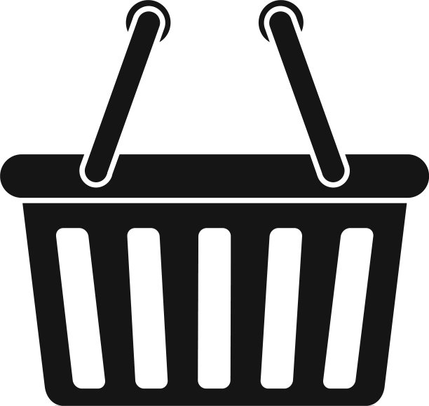 塑料商店的篮子图标简单的风格图片 塑料商店的篮子图标简单的风格图片下载