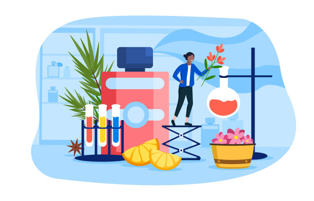 生产香水的抽象概念图片 生产香水的抽象概念图片下载