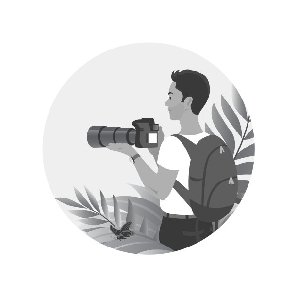 年轻的男游客拿着照相机图片 年轻的男游客拿着照相机图片下载