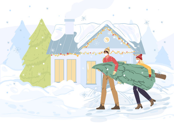 扁平卡通人物节日快乐图片 扁平卡通人物节日快乐图片下载