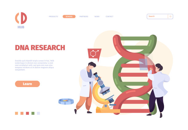 Dna着陆。纳米技术医学分子系统学习花哨载体网站模板图片 Dna着陆。纳米技术医学分子系统学习花哨载体网站模板图片下载