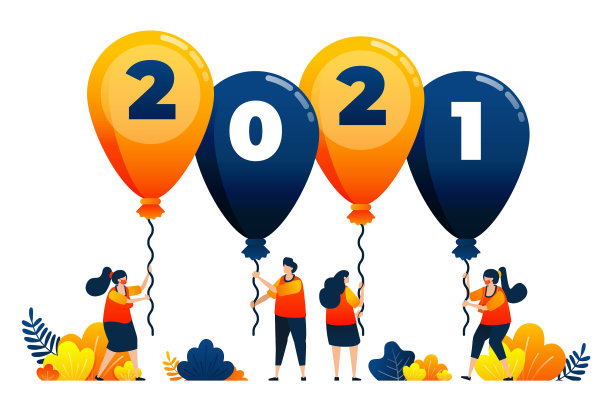 用主题气球倒计时2020到2021年图片 用主题气球倒计时2020到2021年图片下载