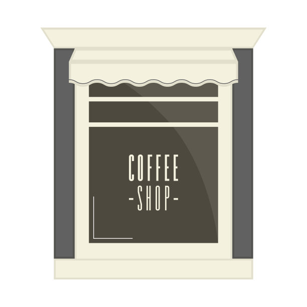 孤立的咖啡店图片 孤立的咖啡店图片下载