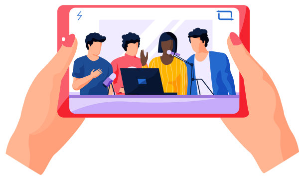 女人正在用手机看广播图片 女人正在用手机看广播图片下载