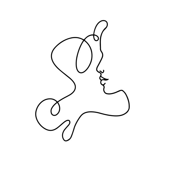 14 .线条画一个美丽的女人图片 14 .线条画一个美丽的女人图片下载