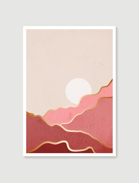现代极简主义艺术版画。抽象山水当代审美背景景观。艺术设计墙框版画,海报,封面,家居装饰,帆布版画,墙纸。图片 现代极简主义艺术版画。抽象山水当代审美背景景观。艺术设计墙框版画,海报,封面,家居装饰,帆布版画,墙纸。图片下载