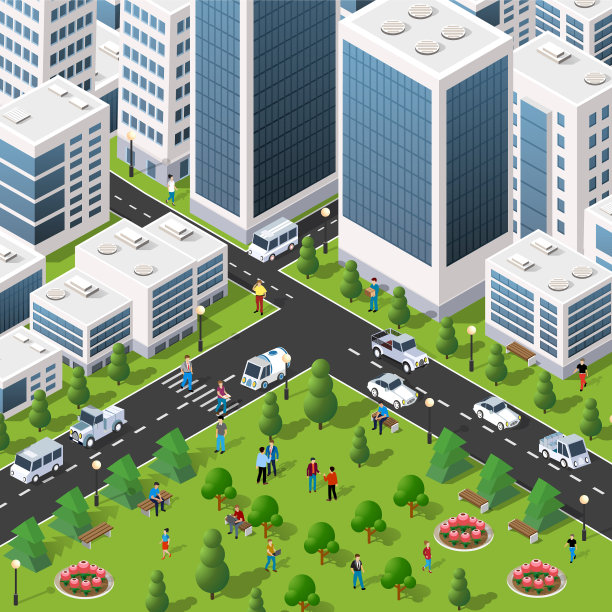 等距3d城市quarter与图片 等距3d城市quarter与图片下载