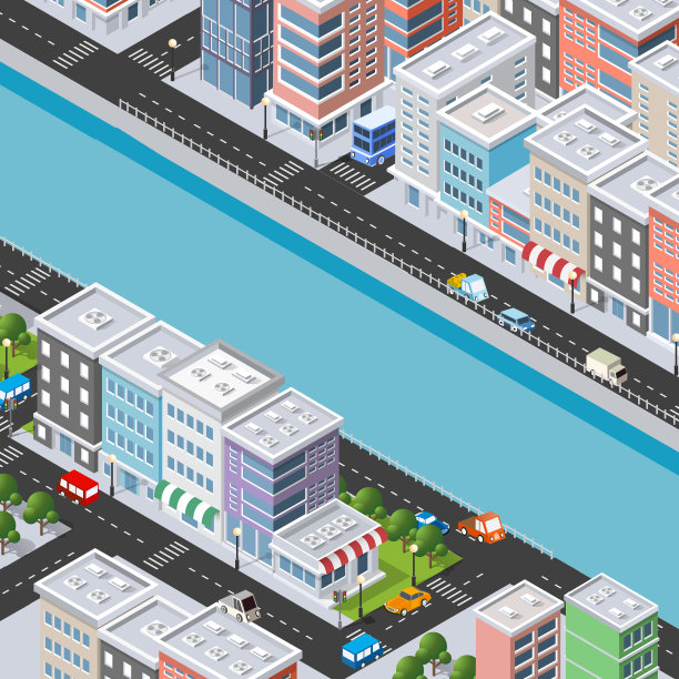 等距3d城市quarter与图片 等距3d城市quarter与图片下载