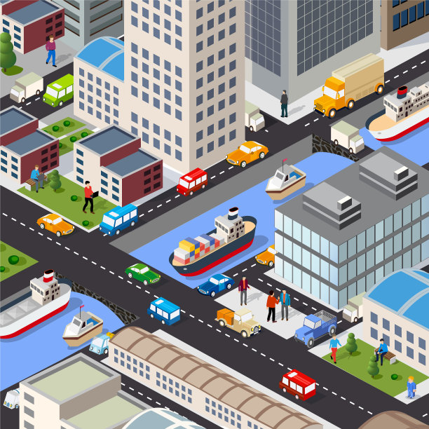 等距3d城市quarter与图片 等距3d城市quarter与图片下载