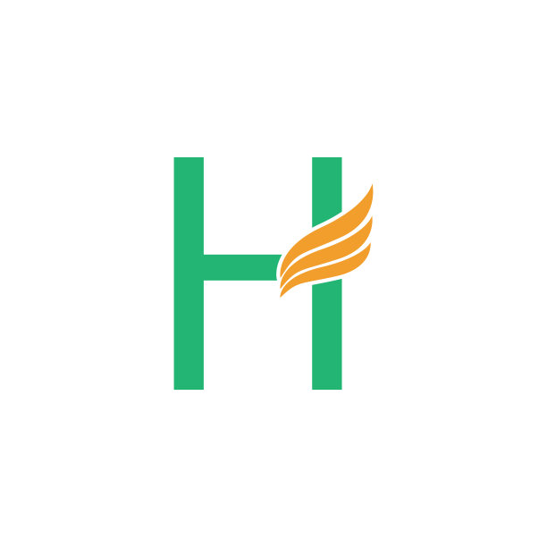 字母h标志带有翅膀图标的设计理念图片 字母h标志带有翅膀图标的设计理念图片下载