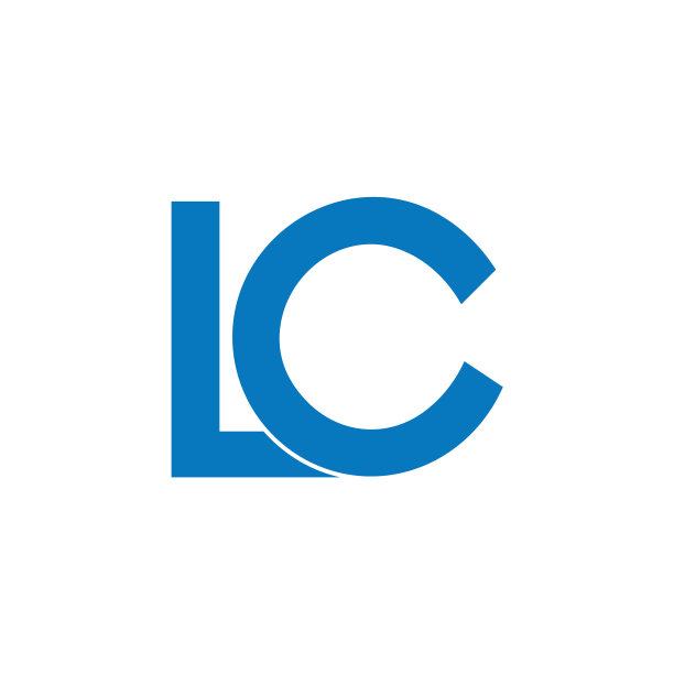 字母lc简单的几何线条标志图片 字母lc简单的几何线条标志图片下载
