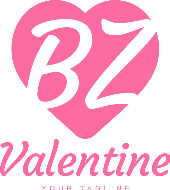 Bz标志设计用心形字母或图标表示爱图片 Bz标志设计用心形字母或图标表示爱图片下载